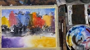 Steve Griggs watercolor demonstration