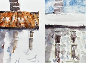 Steve Griggs watercolor sketches